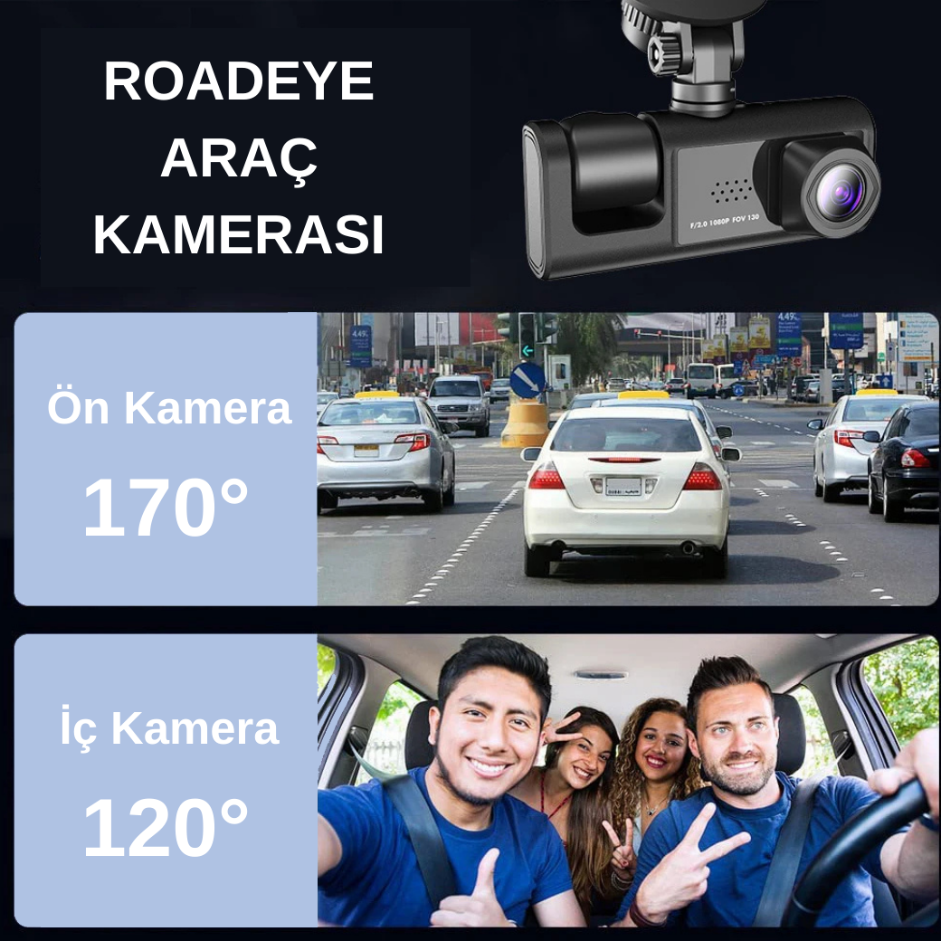RoadEye – Çift Yönlü Araç Kamerası